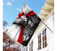Jésus. Christianisme. N'Ayez Pas Peur. Ayez Simplement La Foi. Drapeau De Jardin Jardin Signe Ésistantes À La Décoloration Drapeau De Décoration Décoration Pour Porche Maison Patio M