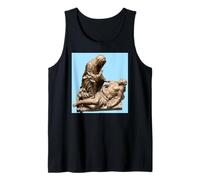 Jesus Classic Deuil Sculpture Tee - Bible Art Graphic Débardeur