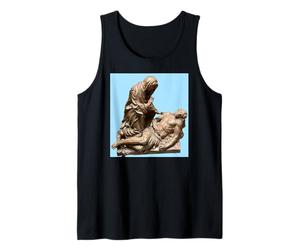 Jesus Classic Deuil Sculpture Tee - Bible Art Graphic Débardeur