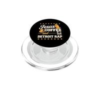 Jesus Coffee et Detroit Rap PopSockets PopGrip pour MagSafe
