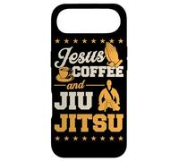 Jesus Coffee et Jiu Jitsu - Un drôle de maître de BJJ chrétien Coque pour iPhone Air