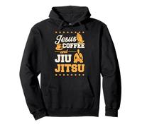 Jesus Coffee et Jiu Jitsu - Un drôle de maître de BJJ chrétien Sweat à Capuche