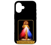 Jesús Confío en Ti Divine Mercy Langue espagnole catholique Coque pour iPhone 16