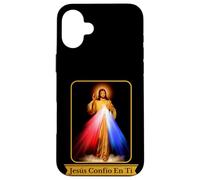 Jesús Confío en Ti Divine Mercy Langue espagnole catholique Coque pour iPhone 16 Plus