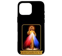 Jesús Confío en Ti Divine Mercy Langue espagnole catholique Coque pour iPhone 16 Pro Max