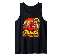 Jésus Contre Satan - Mème chrétien drôle Débardeur