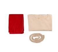 Jésus costume d' , costume de Jésus pour hommes - costume de costume de luxe, Halloween Jésus robe, costume général blanc immaculé, tissu pour la fête d'Halloween un lin et des matériaux de ve