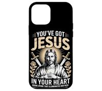 Jésus dans Ton cœur Rayonne du Streetwear chrétien Coque pour iPhone 12 Mini