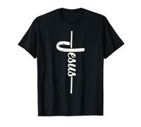 Jesus Design Croix Dieu Jésus Chrétien Bible Prière Cadeau T-Shirt