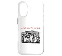 Jesus Died for Our Sins (Illustration Graphique Vintage) Coque pour iPhone 17