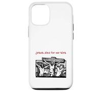 Jesus Died for Our Sins (Jésus on Cross Graphic) Coque pour iPhone 12/12 Pro