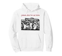 Jesus Died for Our Sins (Jésus on Cross Graphic) Sweat à Capuche