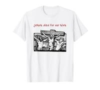 Jesus Died for Our Sins (Jésus on Cross Graphic) T-Shirt