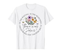 Jésus Dieu est Bon Tout Le Temps | Foi Florale T-Shirt