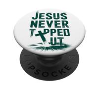 Jésus : Dieu ne dit jamais que tu as béni le chemin, la vérité, la vie PopSockets PopGrip Adhésif