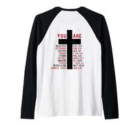 Jésus : Dieu ne dit jamais que vous bénissez la façon dont la vérité apparaît au dos Manche Raglan