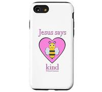 Jésus dit que les abeilles ont bon cœur, les adolescentes sont fondées sur la foi chrétienne Coque pour iPhone SE (2020) / 7 / 8