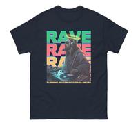 Jesus DJ Rave T-Shirt Retro Music Festival Graphic Tee EDM & Techno Men's Cotton