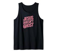 Jesus Doesn’t Ghost Funny Faith Design Christian Humor Tee Débardeur