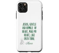 Jésus Doux et Humble de cœur catholique Coque pour iPhone 11 Pro Max