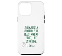 Jésus Doux et Humble de cœur catholique Coque pour iPhone 12 Pro Max