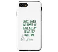 Jésus Doux et Humble de cœur catholique Coque pour iPhone SE (2020) / 7/8