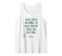 Jésus Doux et Humble de cœur catholique Débardeur