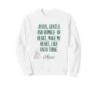 Jésus Doux et Humble de cœur catholique Sweatshirt
