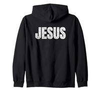 Jésus en 80 Langues sur Fond Blanc Sweat à Capuche