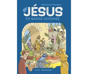 Jésus en bande dessinée - relié - Picanyol - Mame - cartonné - Bande dessinée