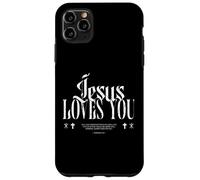 Jésus en détresse Vous Aime, pardonne, chrétien Coque pour iPhone 11 Pro Max