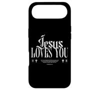 Jésus en détresse Vous Aime, pardonne, chrétien Coque pour iPhone Air