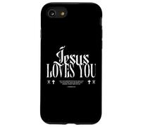 Jésus en détresse Vous Aime, pardonne, chrétien Coque pour iPhone SE (2020) / 7/8