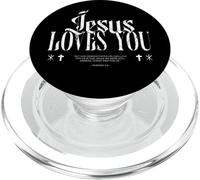 Jésus en détresse Vous Aime, pardonne, chrétien PopSockets PopGrip pour MagSafe