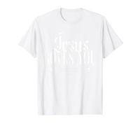 Jésus en détresse Vous Aime, pardonne, chrétien T-Shirt Graphique avec Valeur