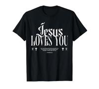 Jésus en détresse Vous Aime, pardonne, chrétien T-Shirt Graphique avec Valeur