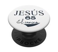 Jesús ES el Camino, Bible Verse Christian Religious Jesus PopSockets PopGrip Adhésif