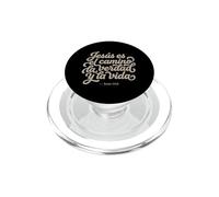 Jesus ES El Camino La Verdad Y La Vida Chrétien Espagnol PopSockets PopGrip pour MagSafe
