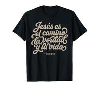 Jesus ES El Camino La Verdad Y La Vida Chrétien Espagnol T-Shirt