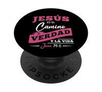 Jesús ES el Camino, la verdad y la Vida. PopSockets PopGrip Adhésif