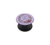 Jésus est Amour chrétien avec Couronne PopSockets PopGrip Adhésif