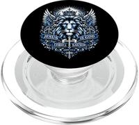 Jésus est Dieu Lion Foi chrétienne Seigneur Sauveur Jean 14 6 PopSockets PopGrip pour MagSafe