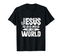Jésus est la lumière du monde Dieu Foi Jésus T-Shirt