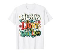 Jésus est la lumière du Monde Jean 8:12 T-Shirt Graphique avec Valeur
