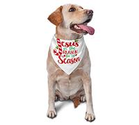 Jésus est la Raison de la Saison Bandanas pour Chien Foulard pour Animaux de Compagnie Triangle Bavoir Garçon Fille Foulard réglable Accessoires pour Petit Moyen Grand Chiot