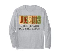Jésus est la Raison de la Saison de Noël Manche Longue