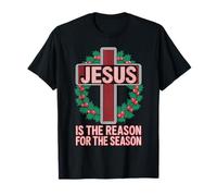 Jésus est la Raison pour la Saison des Vacances de Noël chrétiennes T-Shirt