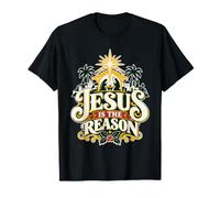 Jésus est la Raison pour laquelle la crèche de Noël chrétienne Foi T-Shirt