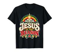 Jésus est la Raison pour laquelle la crèche de Noël chrétienne Foi T-Shirt