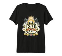 Jésus est la Raison pour laquelle la crèche de Noël chrétienne Foi T-Shirt Haut de Gamme